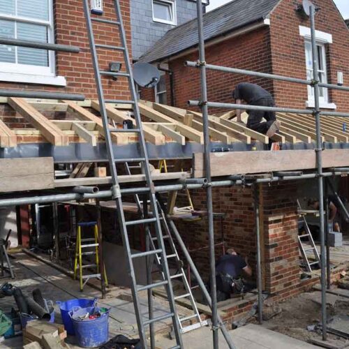 Stunning-Vaulted-Kitchen-Colchester-During-11