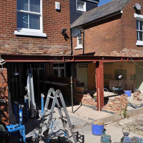 Stunning-Vaulted-Kitchen-Colchester-During-3